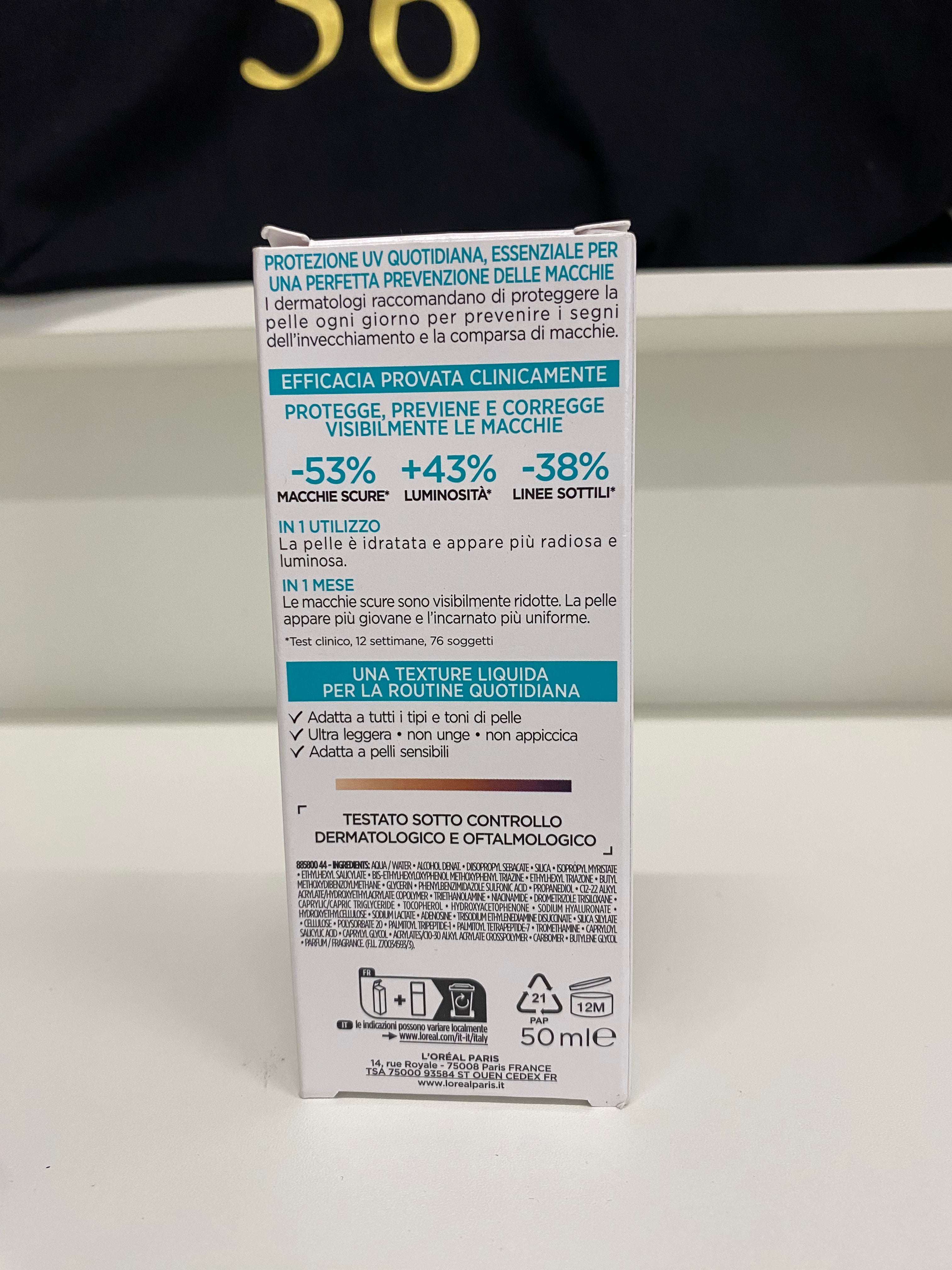 L'OREAL	BRIGHT REVEALNIACINAMIDE + LHA SPF 50+