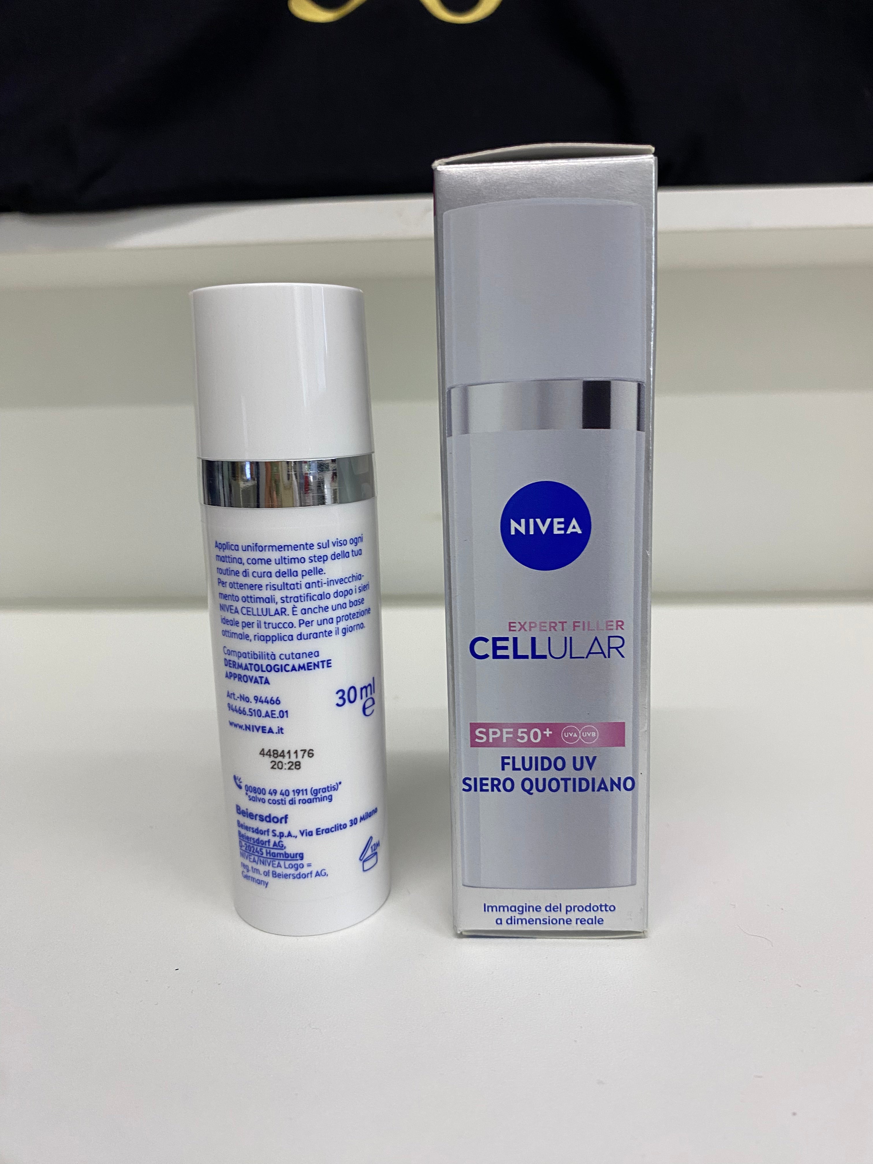 NIVEA EXPERT FILLER SPF 50+ ACIDO IALURONICO X2