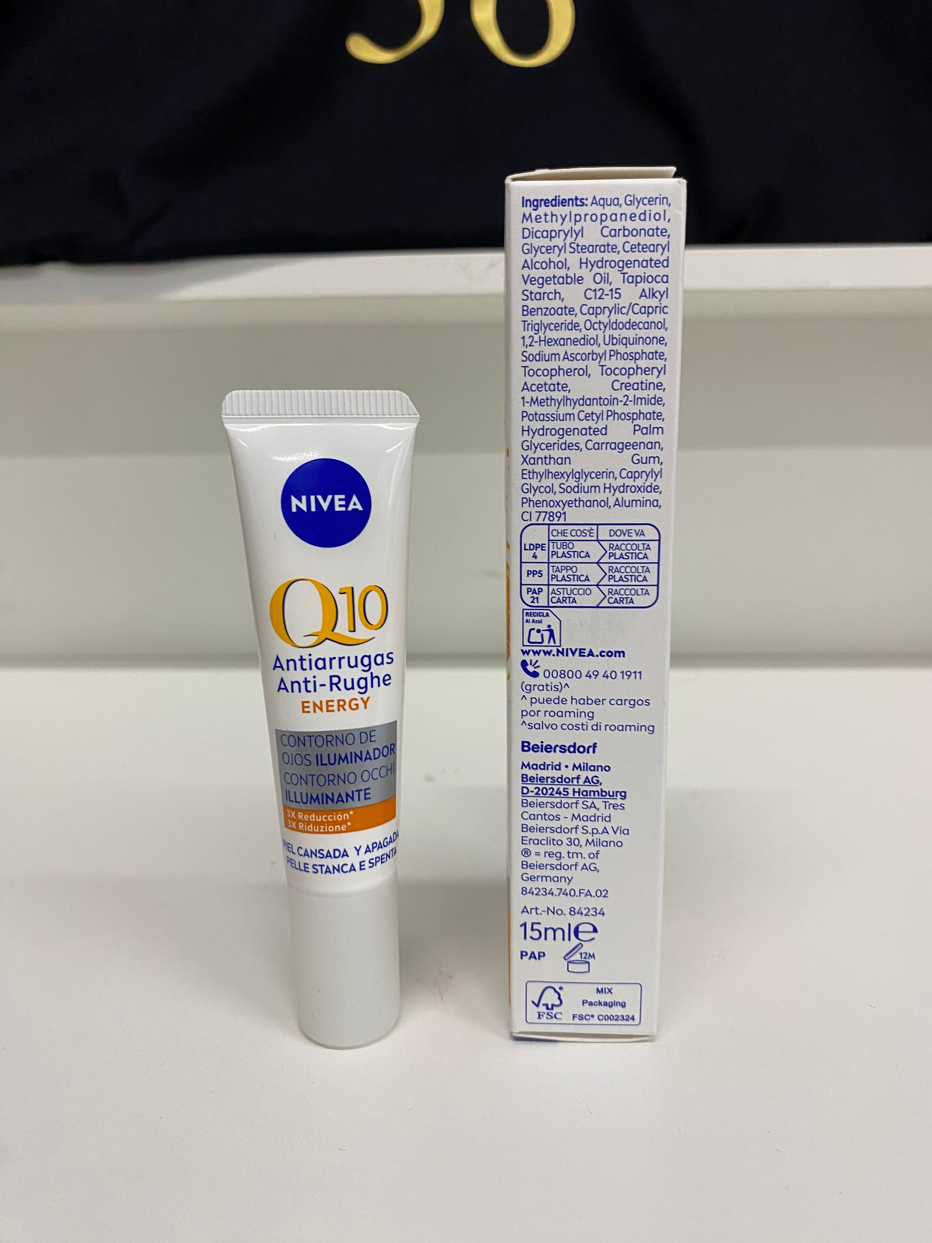 NIVEA ANTI-RUGHE Q10 ENERGY CONTORNO OCCHI ILLUMINANTE