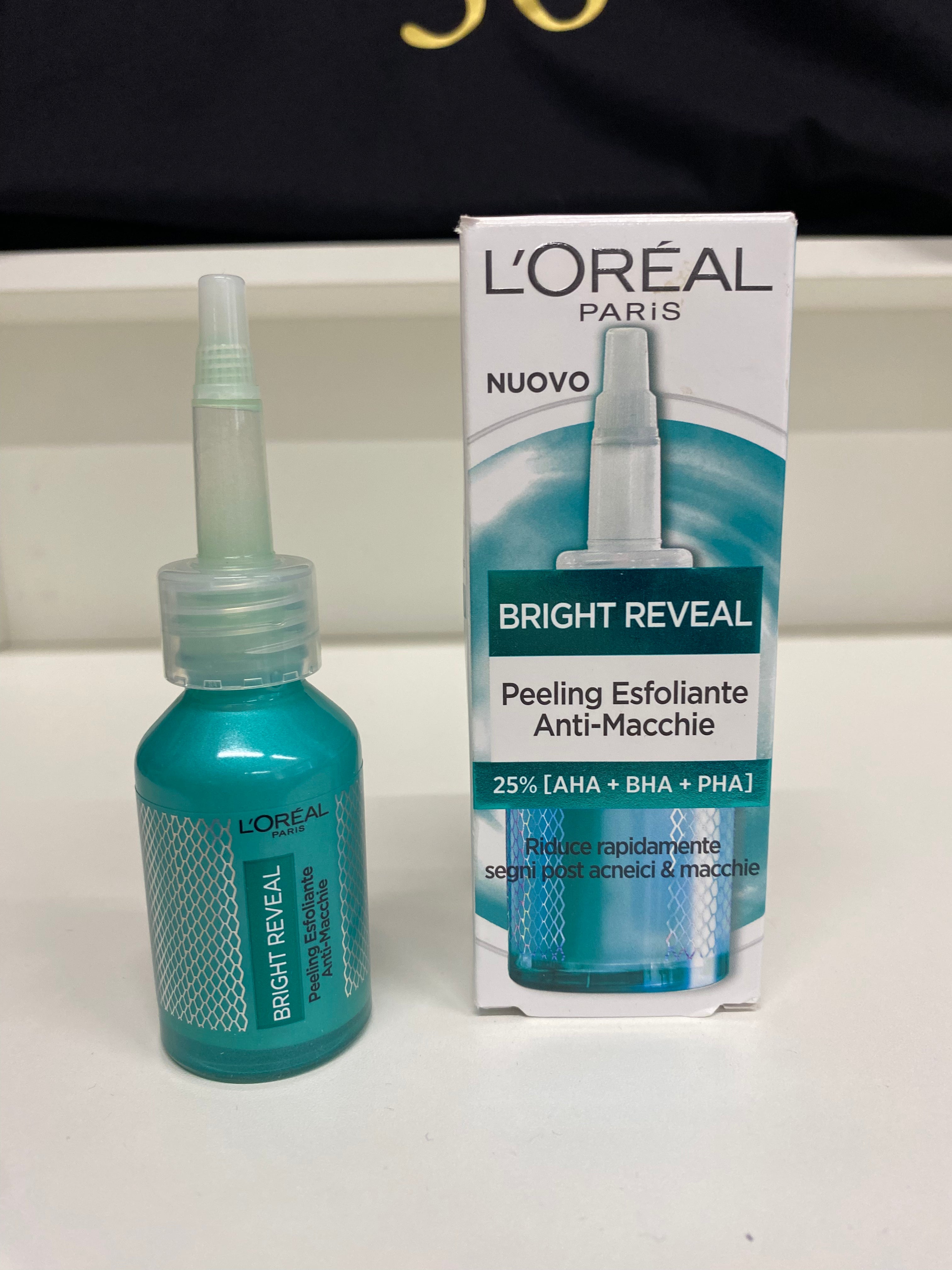 L'OREAL SIERO BRIGHT REVEAL PEELING ESFOLIANTE ANTI-MACCHIE