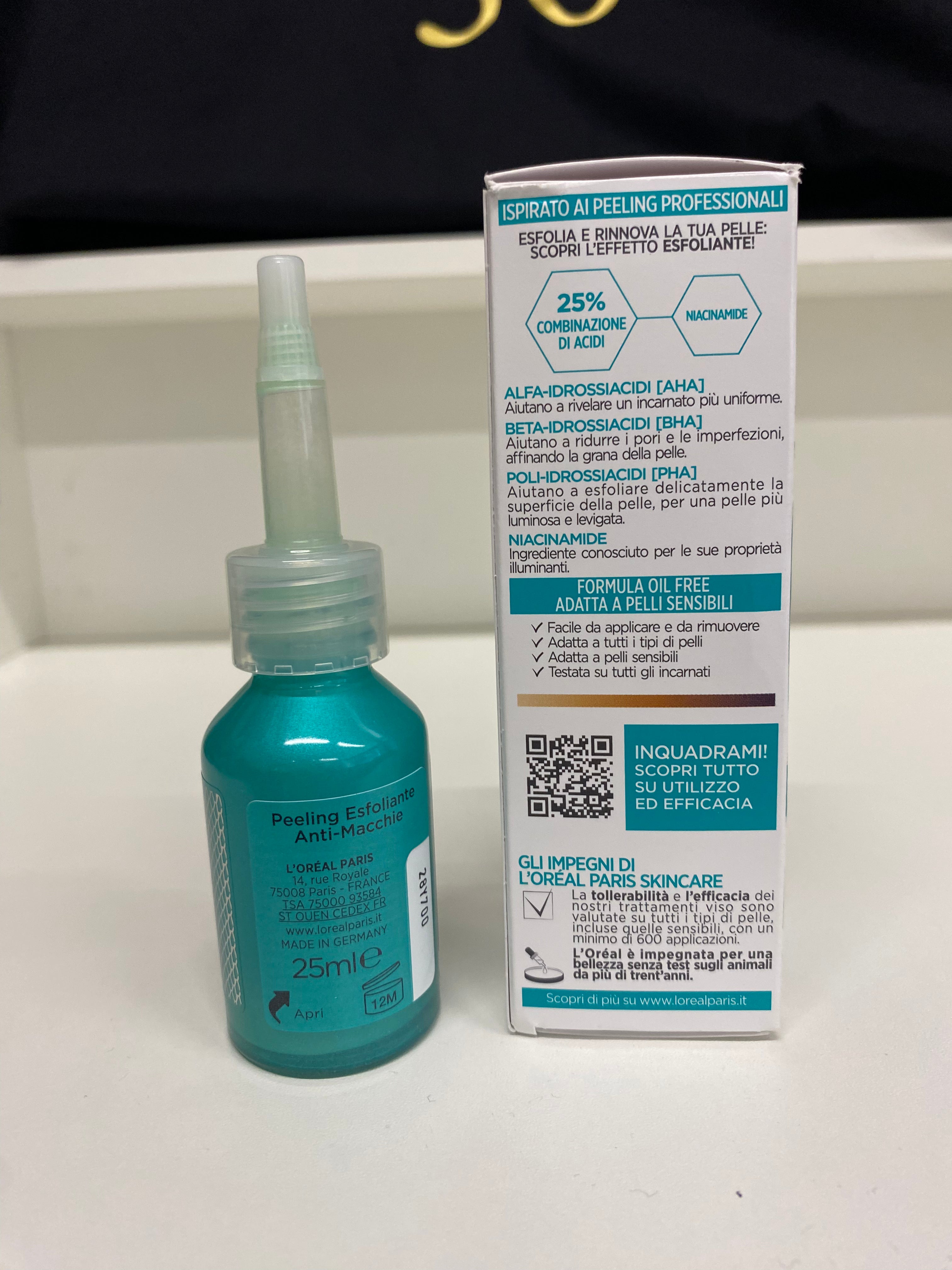 L'OREAL SIERO BRIGHT REVEAL PEELING ESFOLIANTE ANTI-MACCHIE