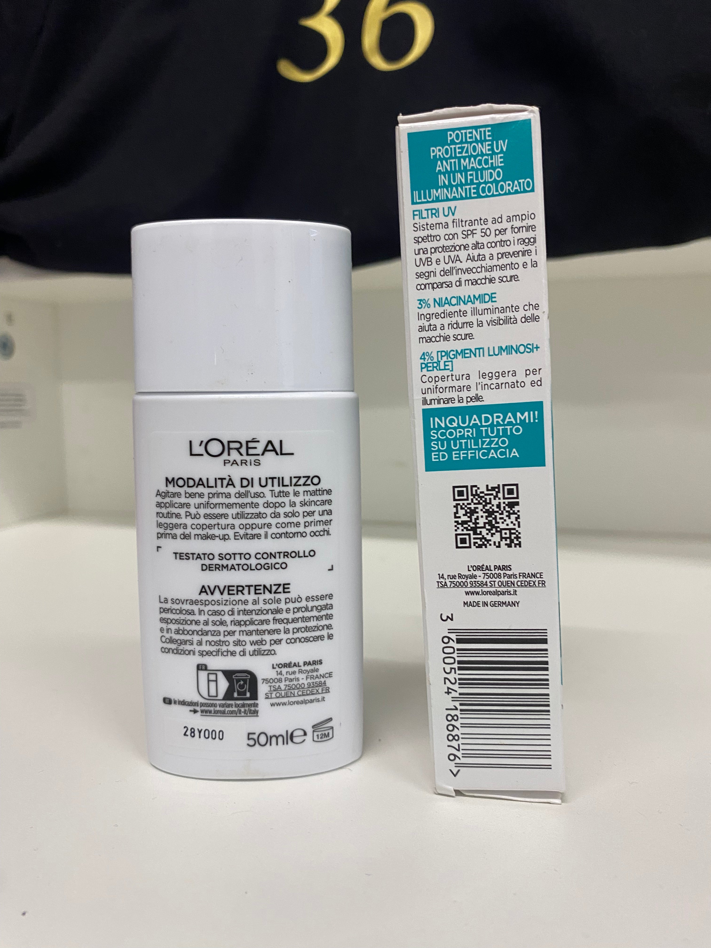 L'OREAL	BRIGHT REVEAL NIACINAMIDE + PIGMENTI LUMINOSI (CHIARO)