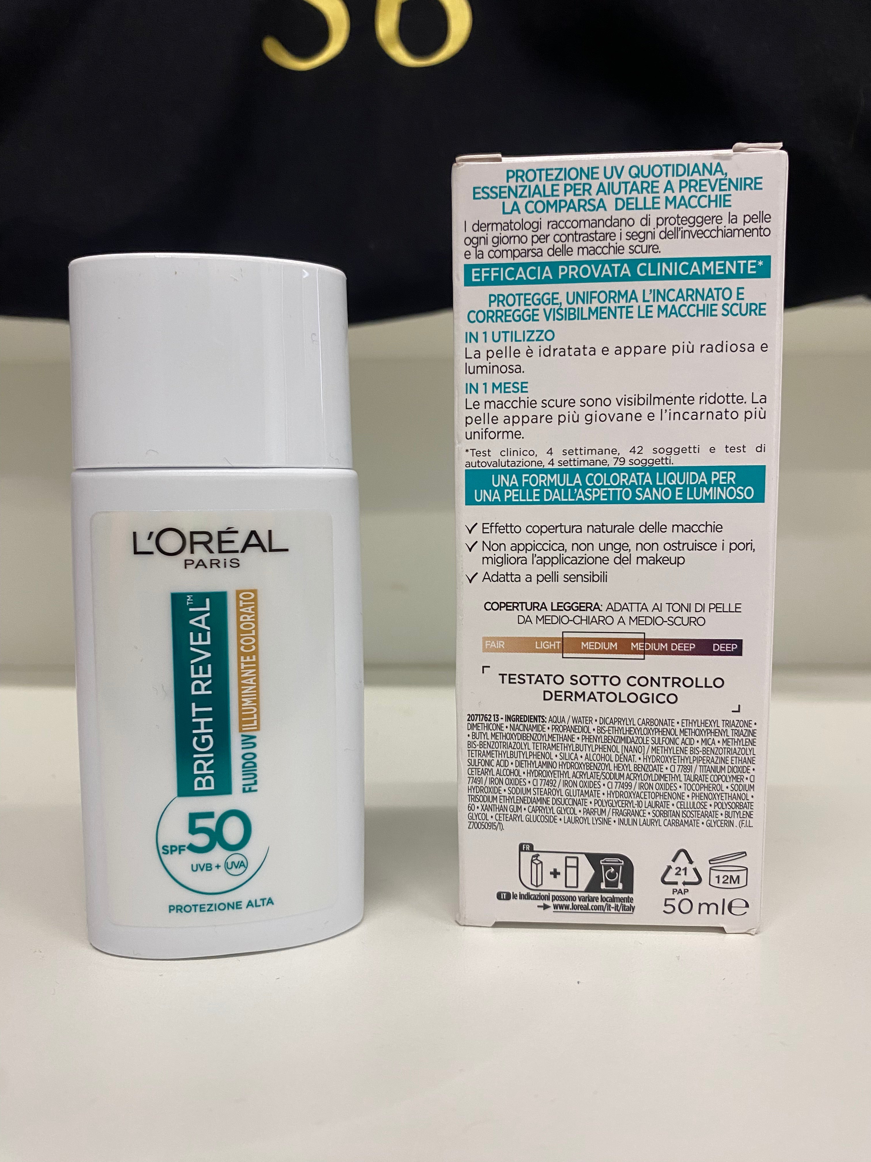 L'OREAL	BRIGHT REVEAL NIACINAMIDE + PIGMENTI LUMINOSI (MEDIO)