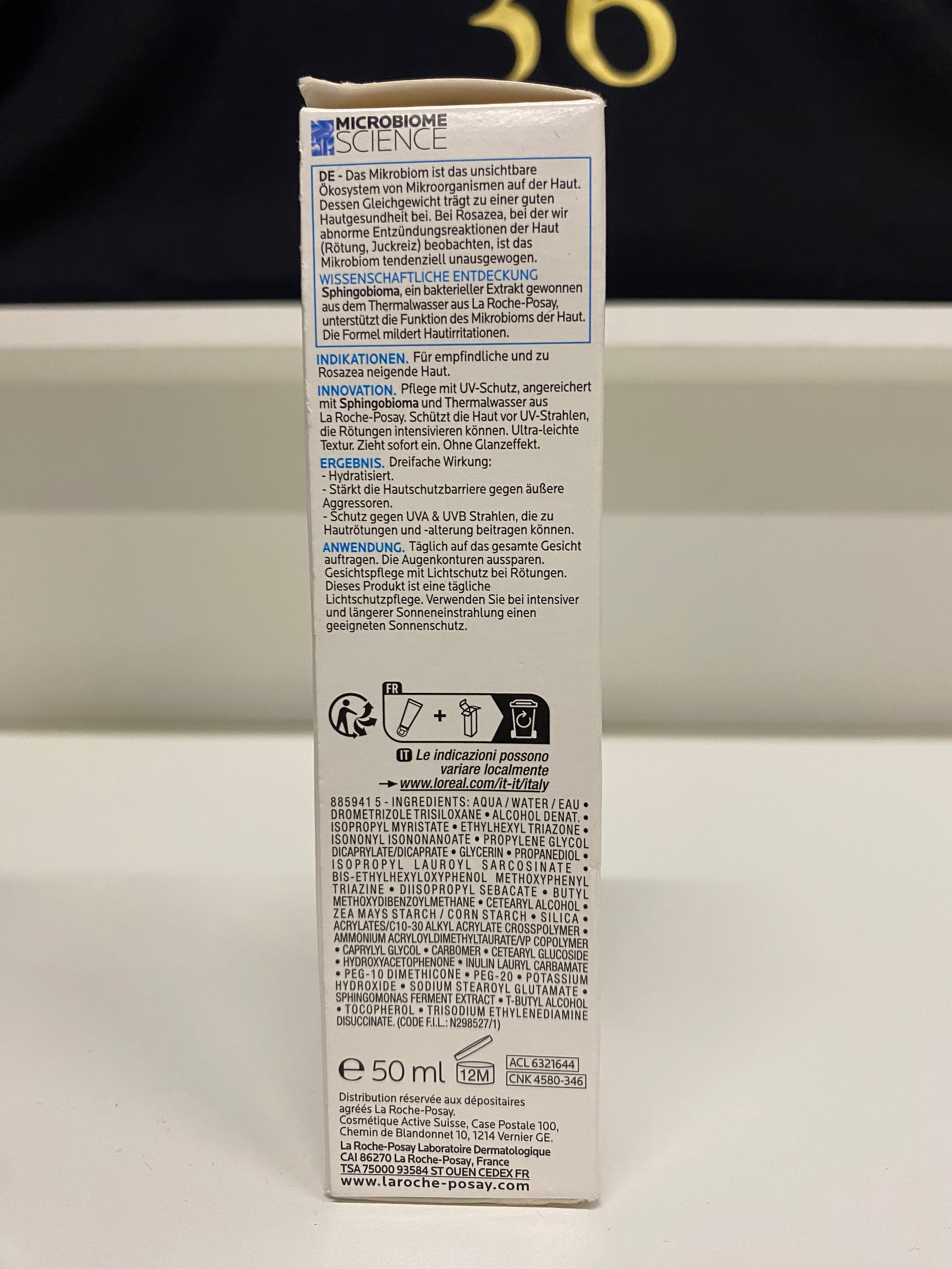 LA ROCHE-POSAY CREMA TOLERIANE ROSALIAC AR SPF30