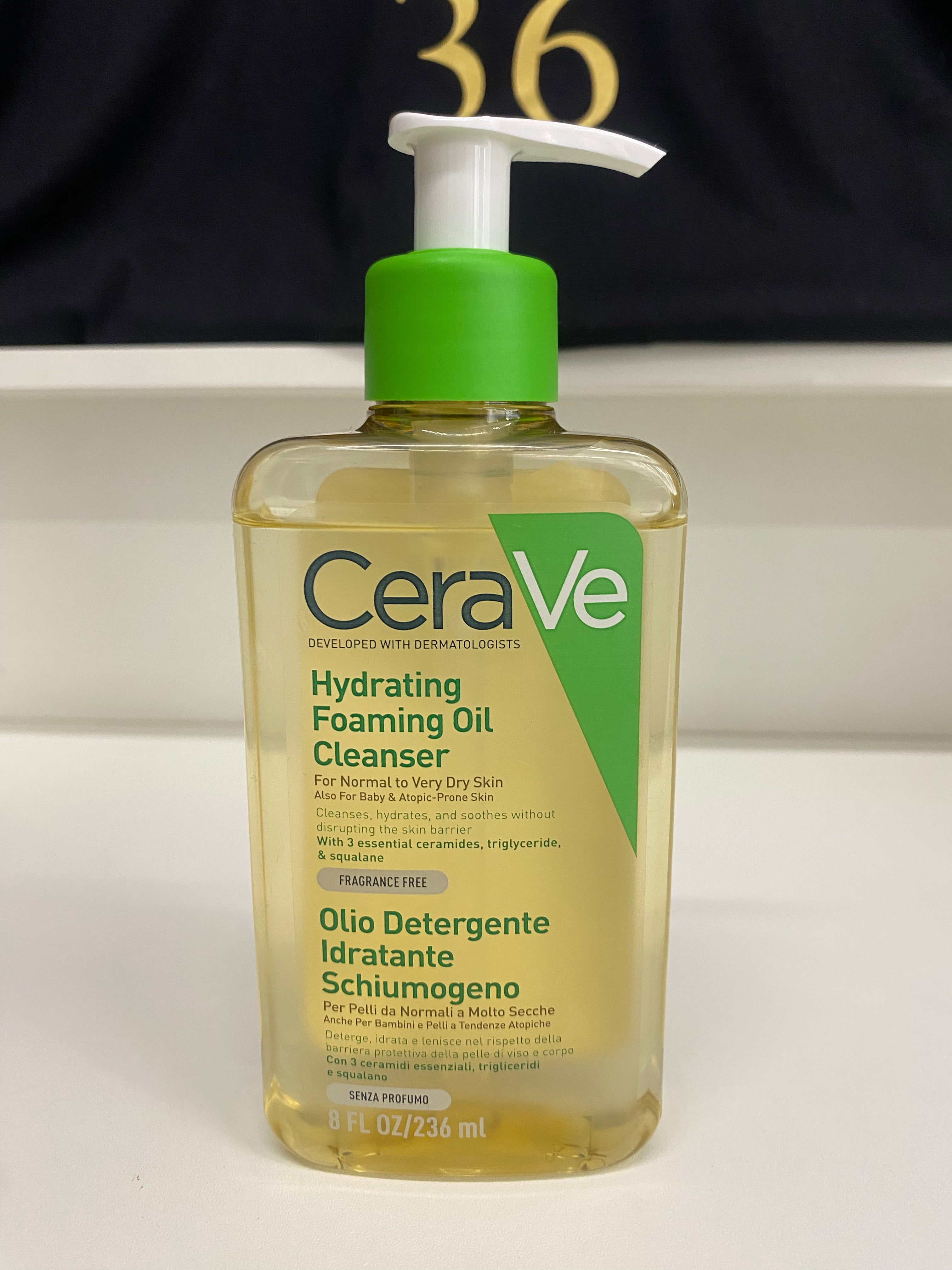 CERAVE OLIO DETERGENTE IDRATANTE SCHIUMOGENO 236ml