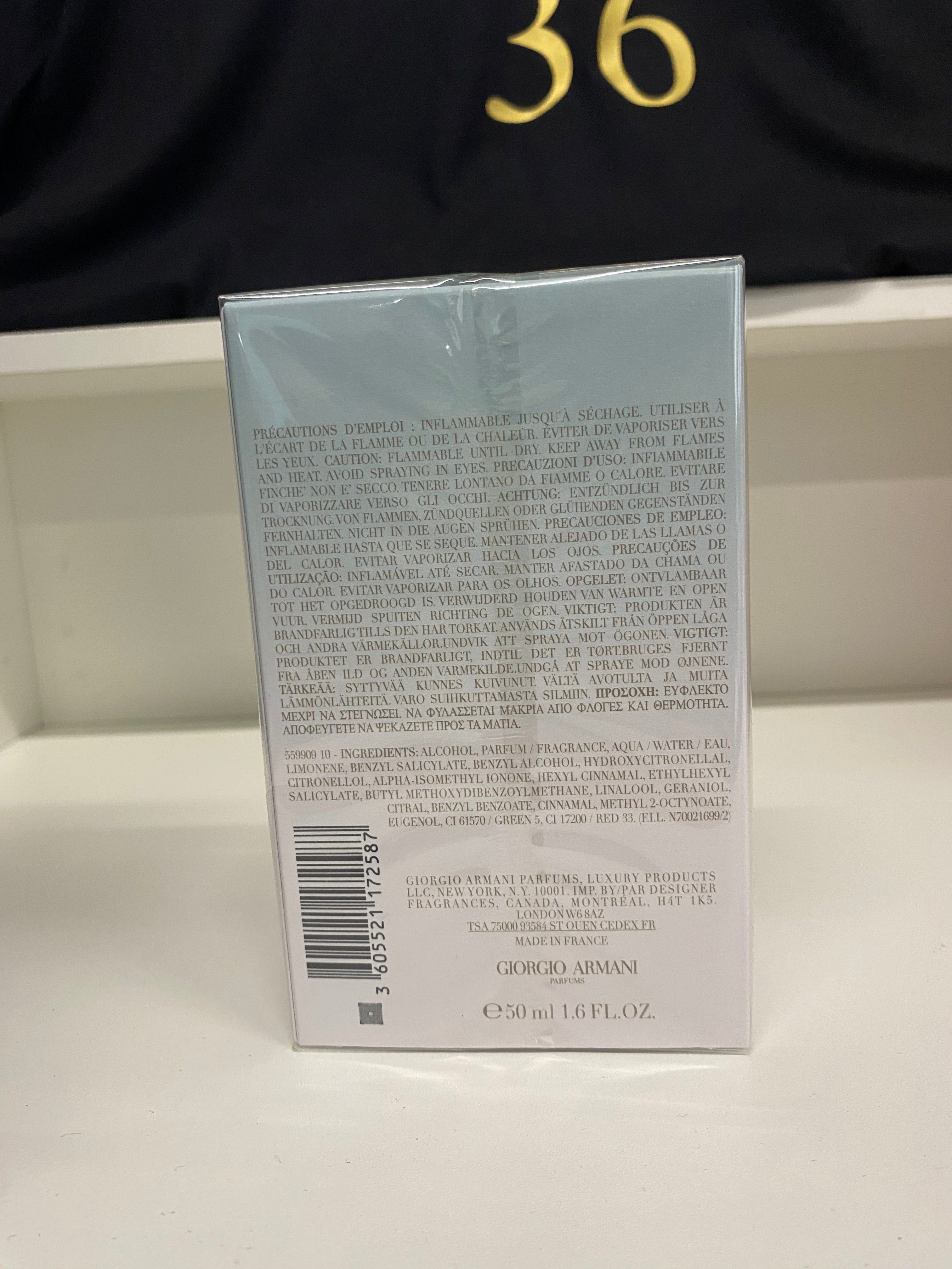 GIORGIO ARMANI ACQUA DI GIOIA 50 ML