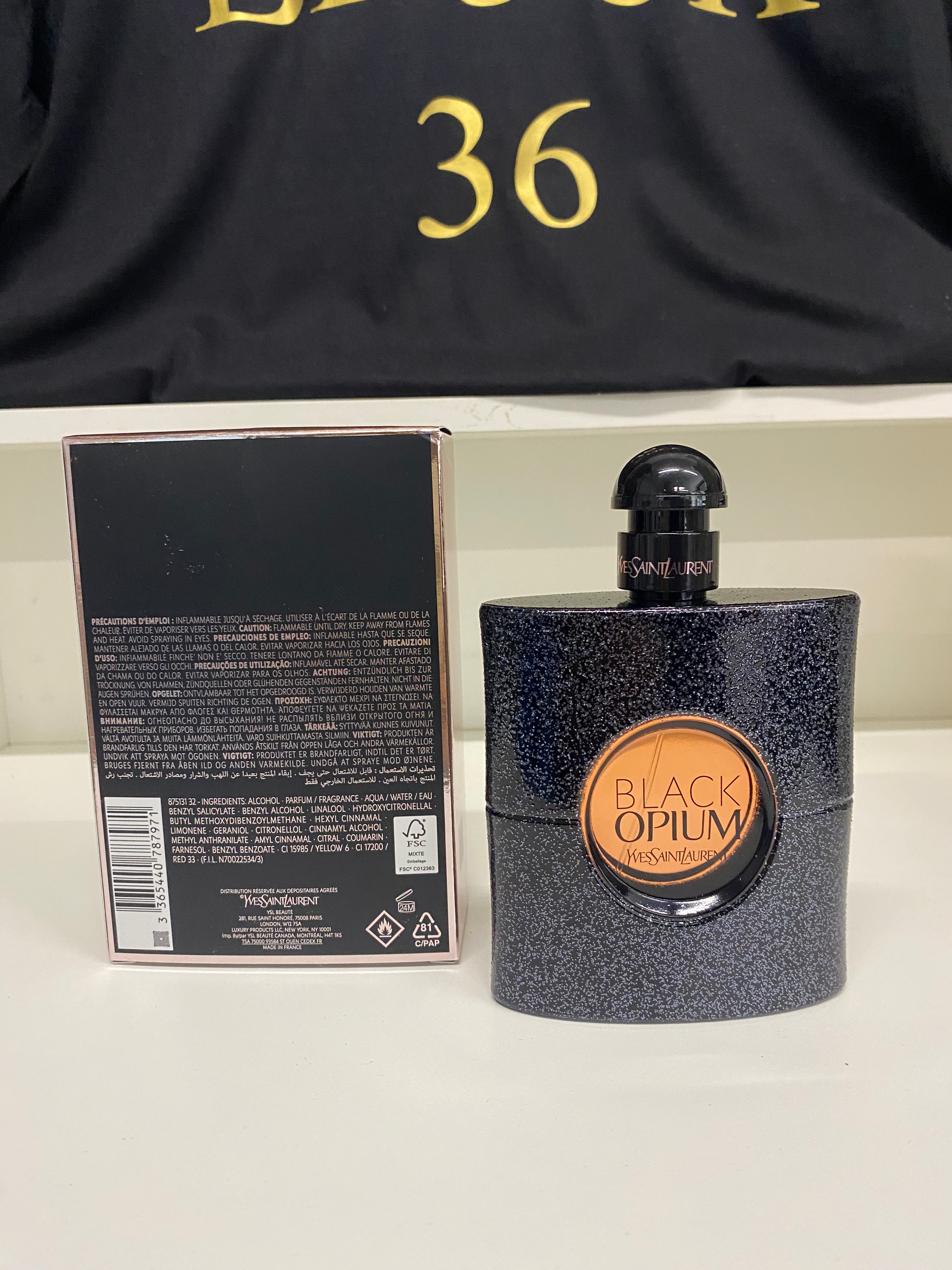 YVES SAINT LAURENT BLACK OPIUM 90 ML