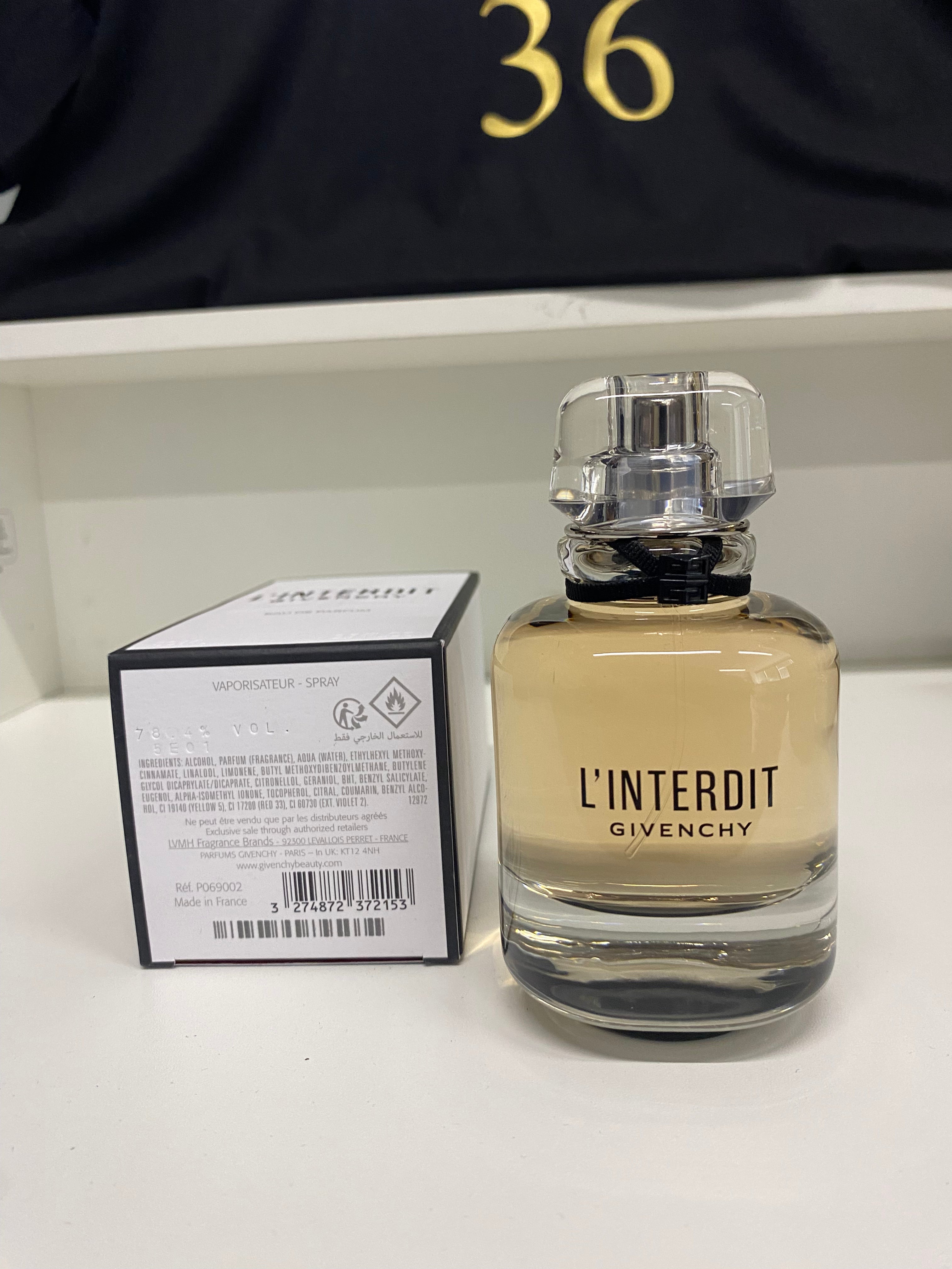 GIVENCHY L' INTERDIT 80 ML