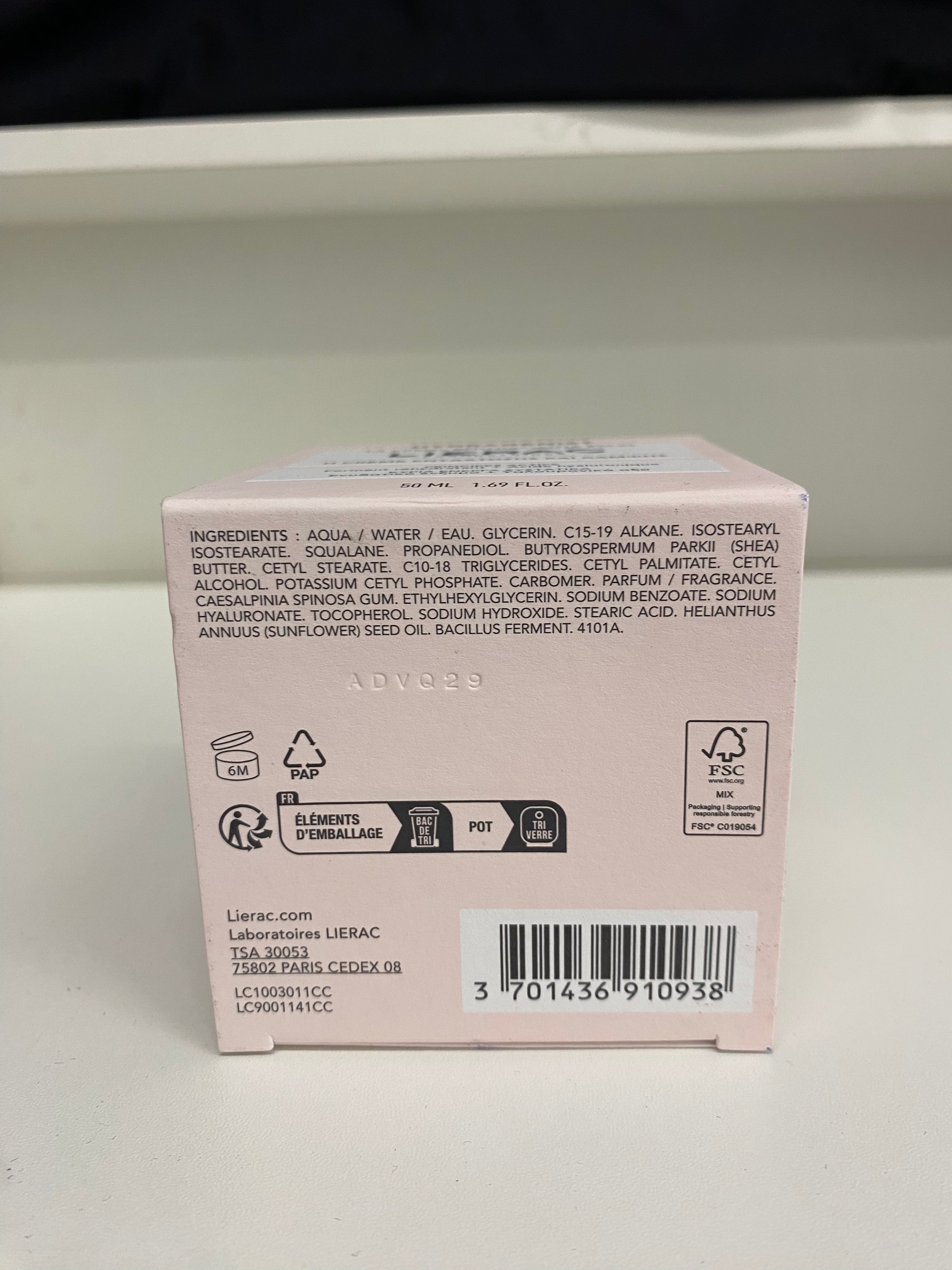 LIERAC HYDRAGENIST LA CREMA REIDRATANTE LUMINOSA 50ml