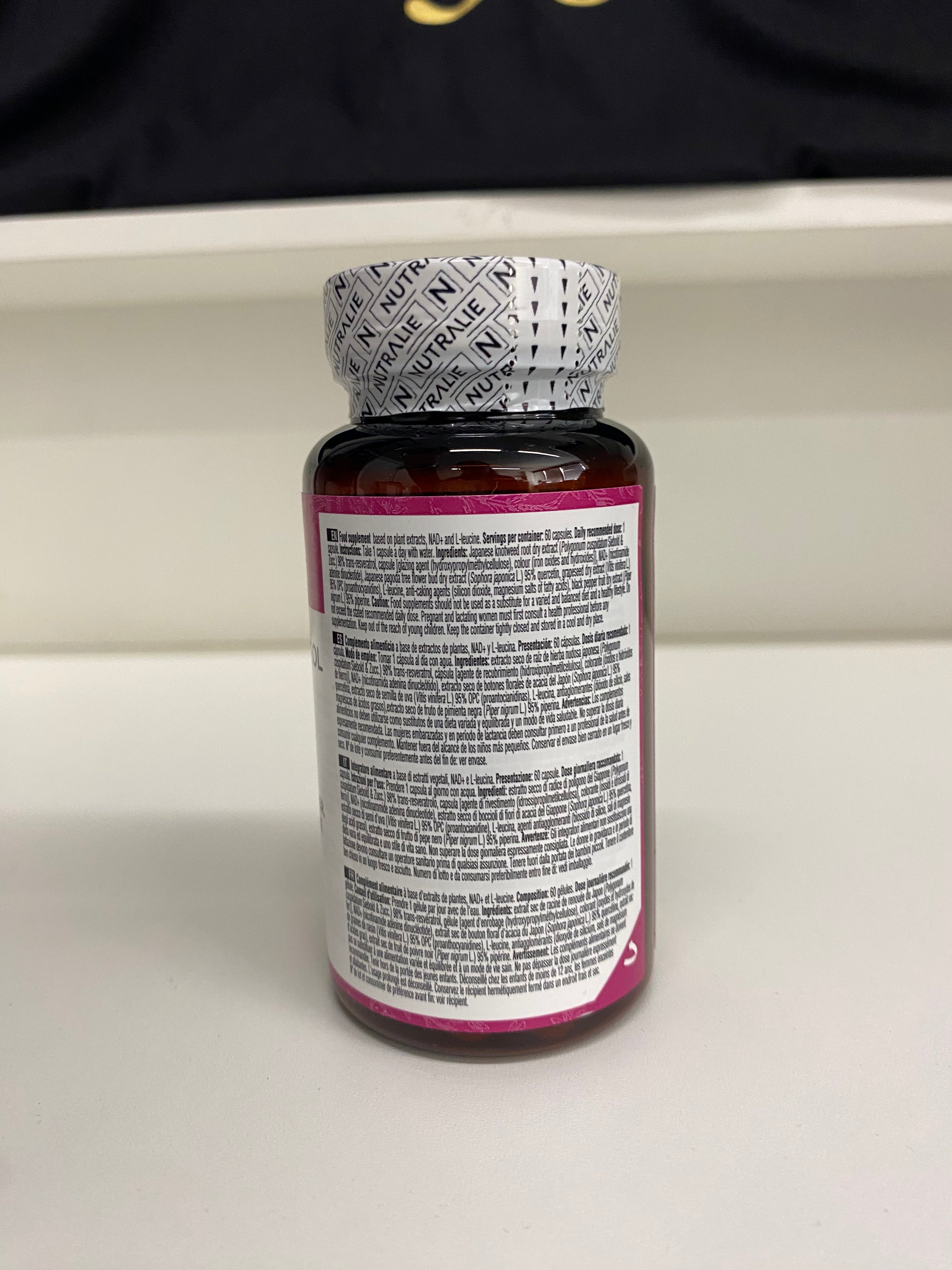 NUTRALIE TRANS-RESVERATROL & NAD+ COMPLEX