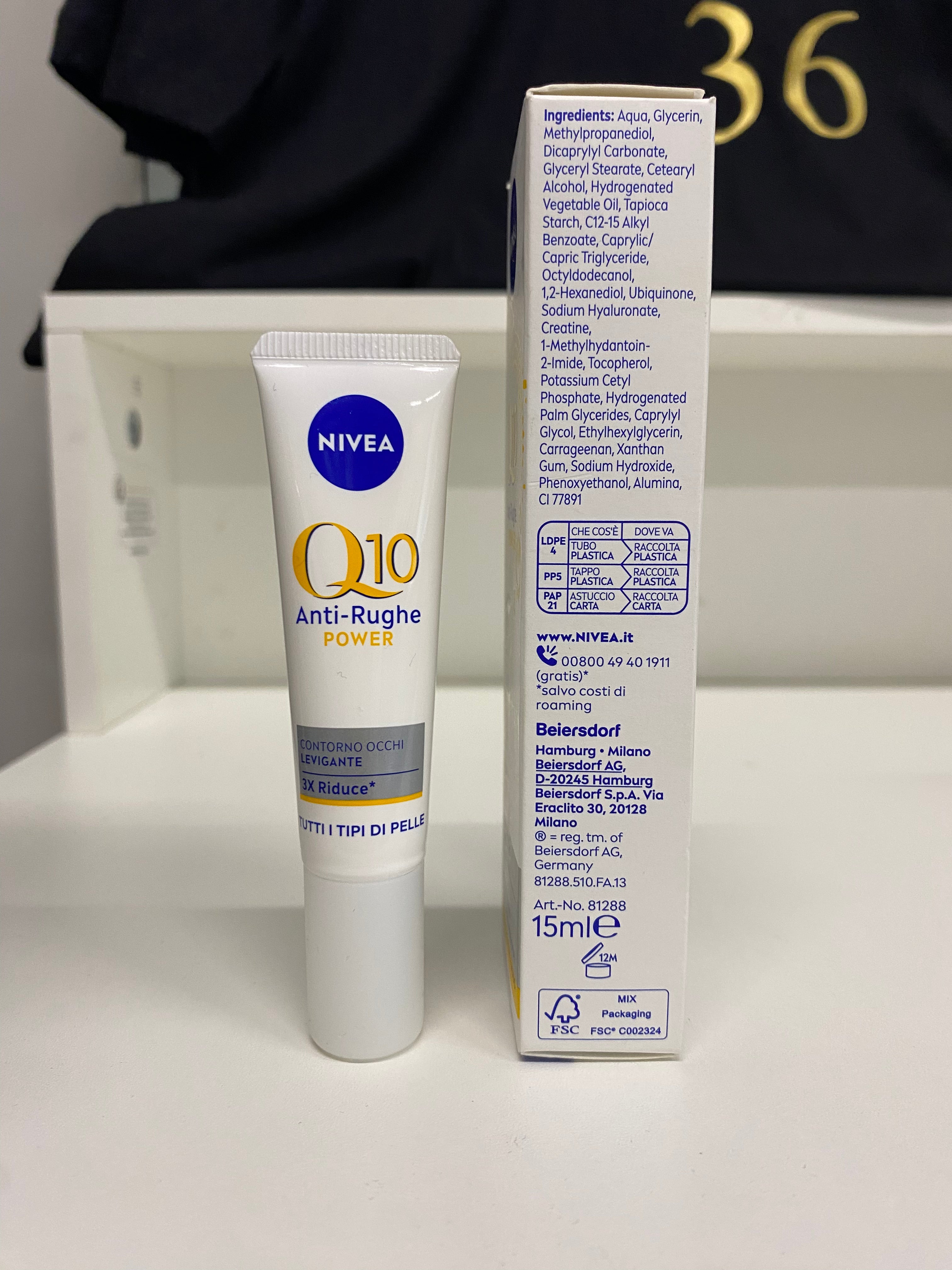 NIVEA ANTI RUGHE Q10 POWER CONTORNO OCCHI LEVIGANTE